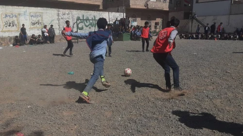 اقامة مباريات كرة القدم